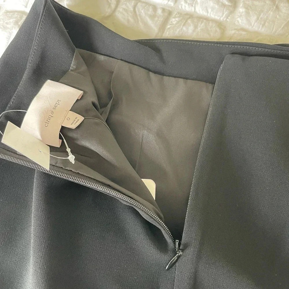 Cinq a Sept black Sam ruffle skirt - Picture 8 of 9